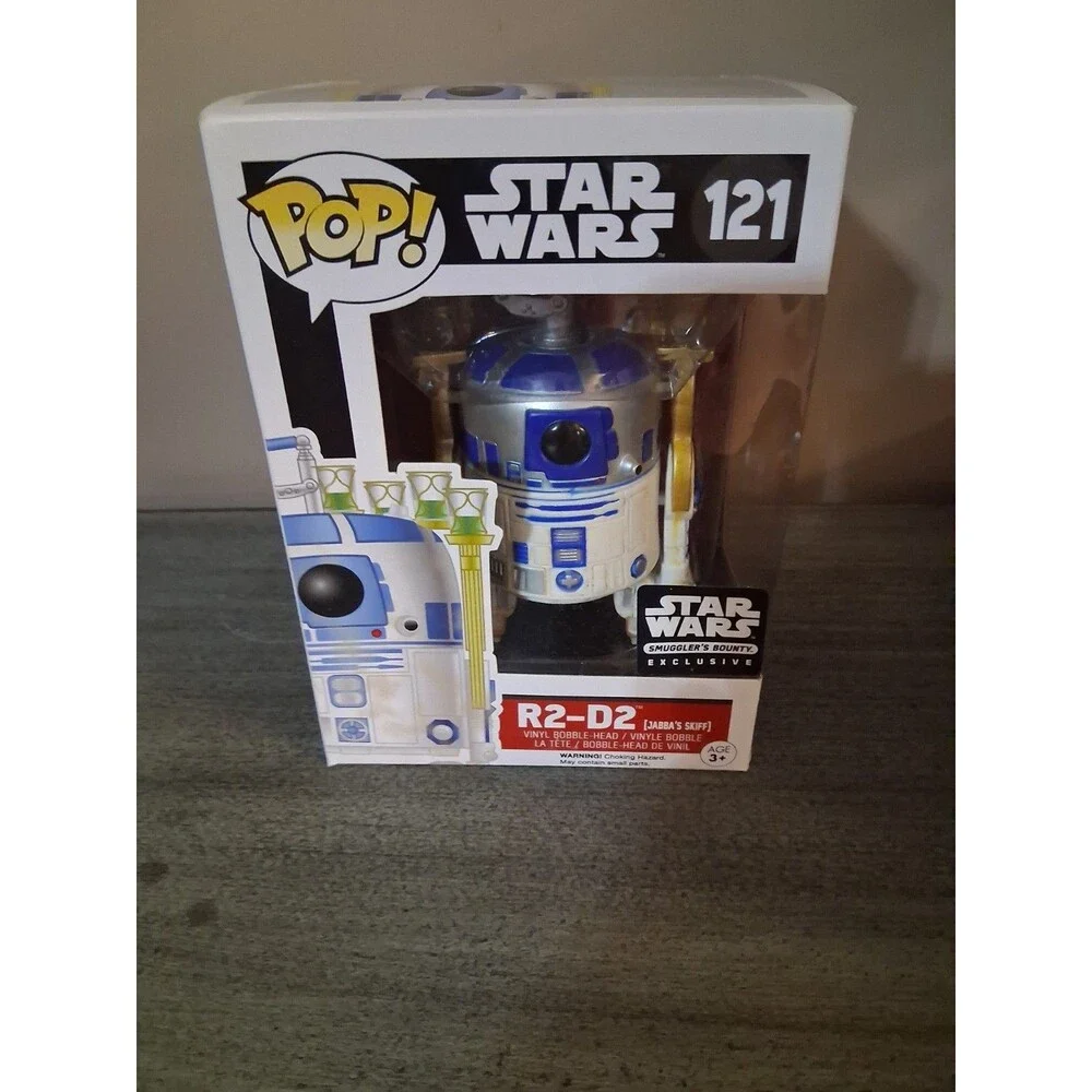 NIB Funko POP! Star Wars R2-D2 Jabba's Skiff Vinyl Figure #121 Smuggler's Bounty